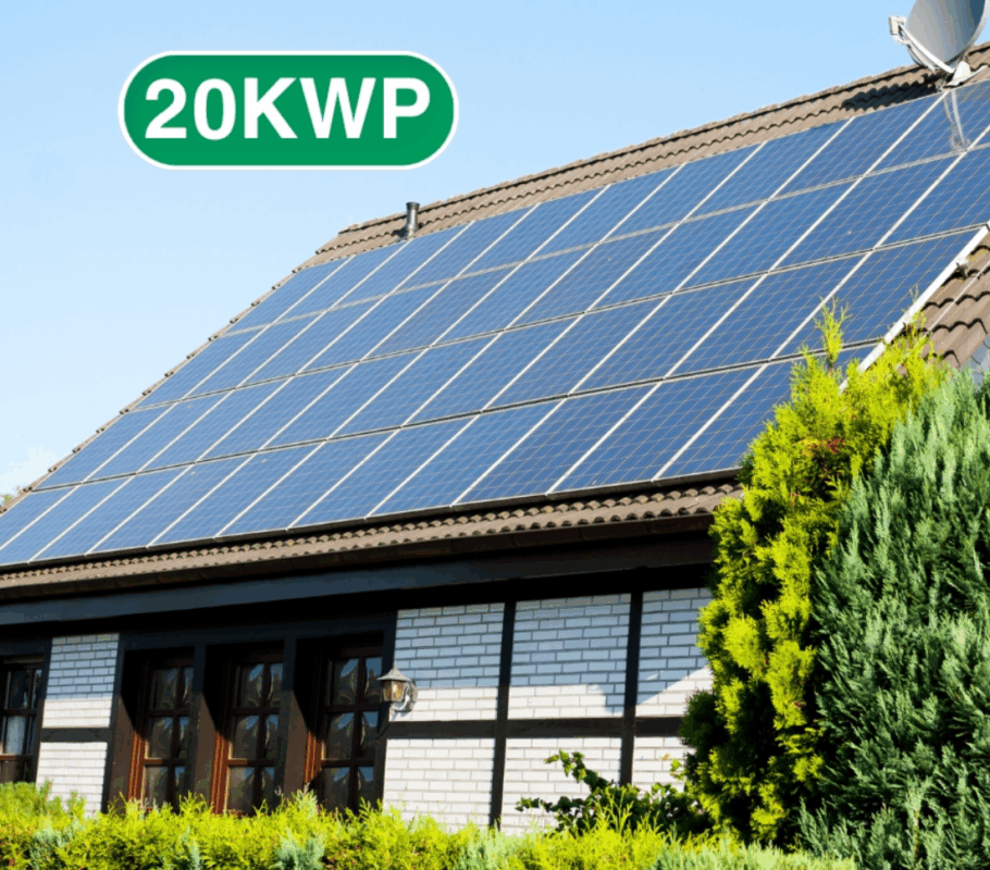 Lắp đặt điện mặt trời 20kWp